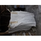 Jumbo bag bekas uk 90 x 120 putih polos atas bawah corong kondisi bersih 2