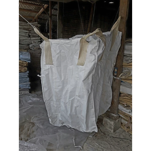 Jumbo bag former uk 90 x 120 plain white top bottom funnel clean condition